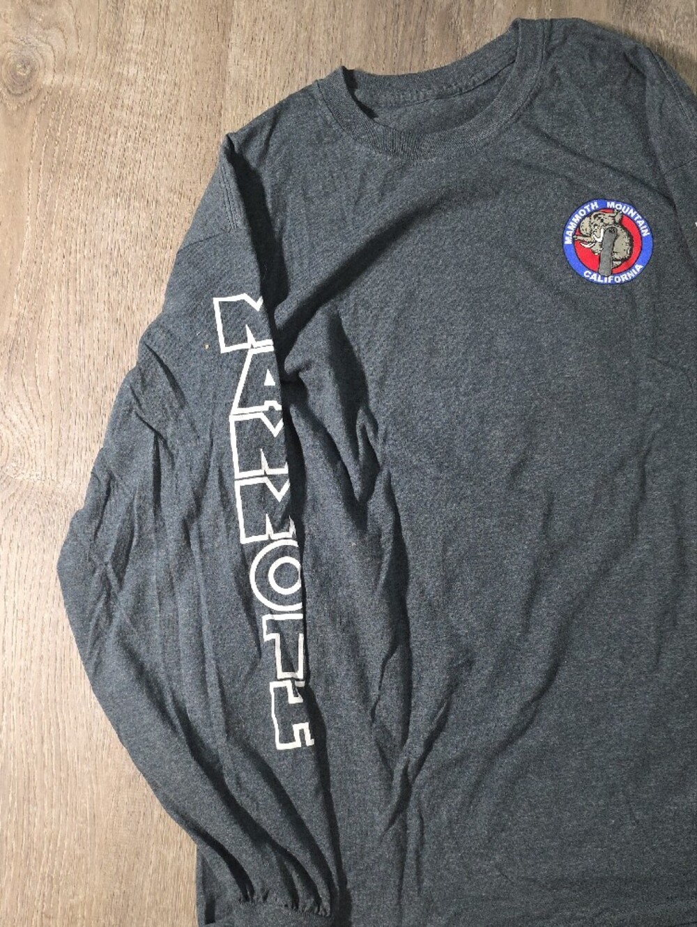 Mammoth Long Sleeve Crewneck Tee - Charcoal - Picture 4 of 5